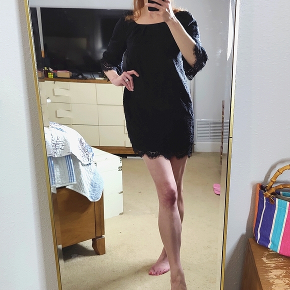 Anthropologie Leifsdottir Lined Lace Shift Dress NWOT - Picture 6 of 6